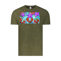 Vintage Olive crab and starfish  cup Vintage Tee - BarkalooDesign
