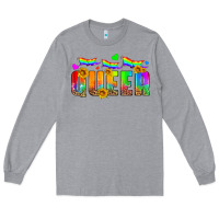 Heather Grey queer Long Sleeve Tee - HRA Design Shop