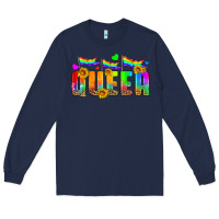 Navy queer Long Sleeve Tee - HRA Design Shop