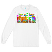 White queer Long Sleeve Tee - HRA Design Shop
