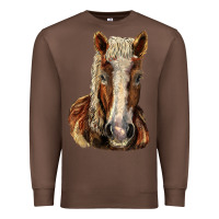 Chestnut Belgian Horse Premium Sweatshirt - LillyAllenDesigns