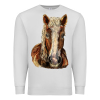 Dove Grey Belgian Horse Premium Sweatshirt - LillyAllenDesigns