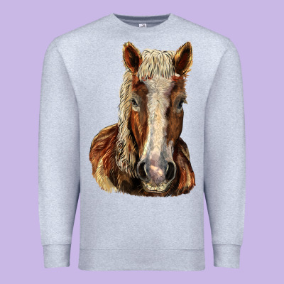 Belgian Horse Premium Sweatshirt Designed By Lillyallendesigns