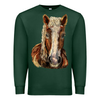 Sports Green Belgian Horse Premium Sweatshirt - LillyAllenDesigns