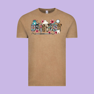 Dentist Vintage Tee Designed By Zillion Design Studio