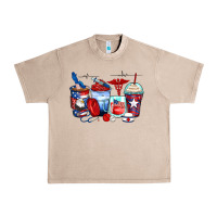 French Oak American nurse coffee cups Urban Heavy Tee - Zillion Design Studio