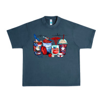 Midnight Navy American nurse coffee cups Urban Heavy Tee - Zillion Design Studio