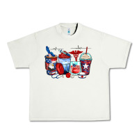 Pistachio American nurse coffee cups Urban Heavy Tee - Zillion Design Studio