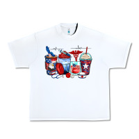 White American nurse coffee cups Urban Heavy Tee - Zillion Design Studio