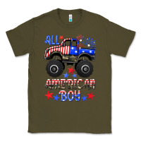 Army Green all american boy Classic Tee - HRA Design Shop