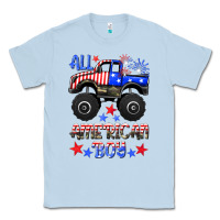 Dusty Blue all american boy Classic Tee - HRA Design Shop