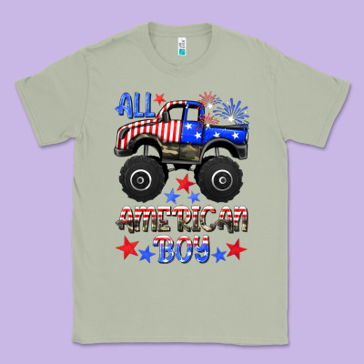 All American Boy Classic Tee Designed By Hra Design Shop