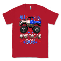 Red all american boy Classic Tee - HRA Design Shop