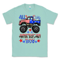 Seafoam all american boy Classic Tee - HRA Design Shop