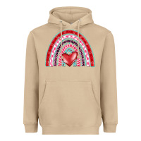 Mushroom valentine's day rainbow Heavyweight Hoodie - BarkalooDesign