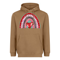 Toasted Coconut valentine's day rainbow Heavyweight Hoodie - BarkalooDesign