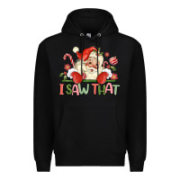Black i saw that Premium Hoodie - MaliasSmallBusiness