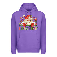 Purple i saw that Premium Hoodie - MaliasSmallBusiness