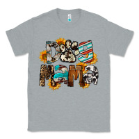 Heather Grey Dog Mama Classic Tee - FaDigitalArtStudio