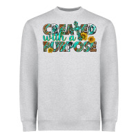 Heather Grey created with a purpose Heavyweight Sweatshirt - texasbilliewilder
