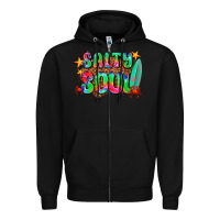 Black salty soul Zipper Hoodie - AdoDesignShop