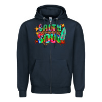 Navy salty soul Zipper Hoodie - AdoDesignShop