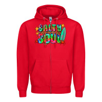 Red salty soul Zipper Hoodie - AdoDesignShop
