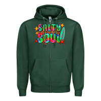 Sports Green salty soul Zipper Hoodie - AdoDesignShop
