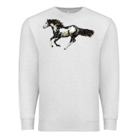 Oatmeal Heather American Paint Horse Premium Sweatshirt - LillyAllenDesigns