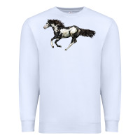 White American Paint Horse Premium Sweatshirt - LillyAllenDesigns