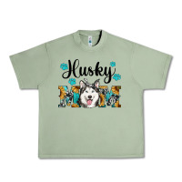 Oil Green husky mom western Urban Heavy Tee - RanaPortraitStore