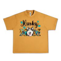 Peanut Butter husky mom western Urban Heavy Tee - RanaPortraitStore