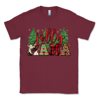 Burgundy jolly mama Classic Tee - FaDigitalArtStudio