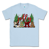 Dusty Blue jolly mama Classic Tee - FaDigitalArtStudio