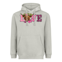Moon Dust valentine's day love highland cow Heavyweight Hoodie - BarkalooDesign