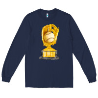 Navy baseball throphy cup fa element Long Sleeve Tee - FaDigitalArtStudio