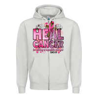 Dove Grey heal cancer for nothing is impossible with god luk Zipper Hoodie - Artiststas