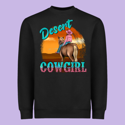 Heavyweight Sweatshirt desert cowgirl