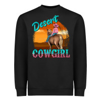 Black desert cowgirl Heavyweight Sweatshirt - texasbilliewilder