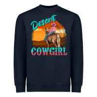 Navy desert cowgirl Heavyweight Sweatshirt - texasbilliewilder