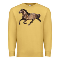 Antique Gold Missouri Fox Trotter horse Premium Sweatshirt - LillyAllenDesigns