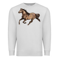 Dove Grey Missouri Fox Trotter horse Premium Sweatshirt - LillyAllenDesigns