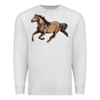 Oatmeal Heather Missouri Fox Trotter horse Premium Sweatshirt - LillyAllenDesigns