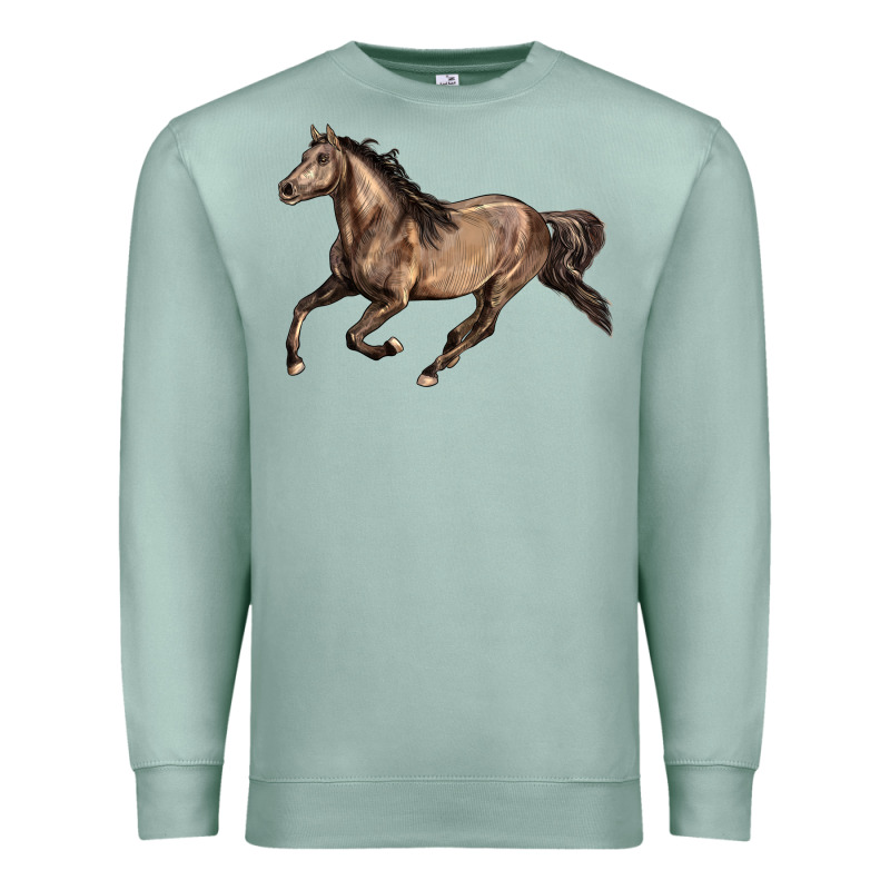 Missouri Fox Trotter Horse Premium Sweatshirt by LillyAllenDesigns | Teevron