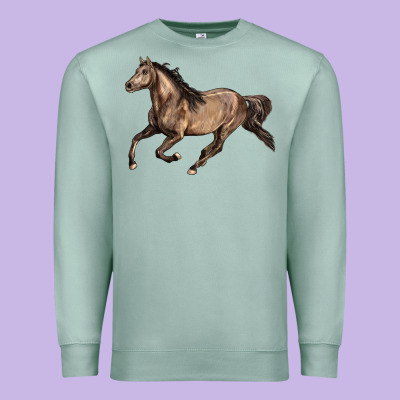 Missouri Fox Trotter Horse Premium Sweatshirt Designed By Lillyallendesigns