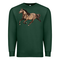 Sports Green Missouri Fox Trotter horse Premium Sweatshirt - LillyAllenDesigns