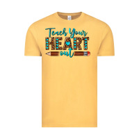 Vintage Mustard teach your heart out Vintage Tee - texasbilliewilder