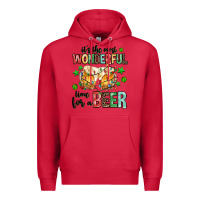 Cardinal its the most wonderful time for a year Premium Hoodie - MaliasSmallBusiness
