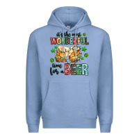 Colony Blue its the most wonderful time for a year Premium Hoodie - MaliasSmallBusiness
