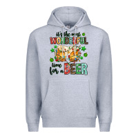 Heather Grey its the most wonderful time for a year Premium Hoodie - MaliasSmallBusiness